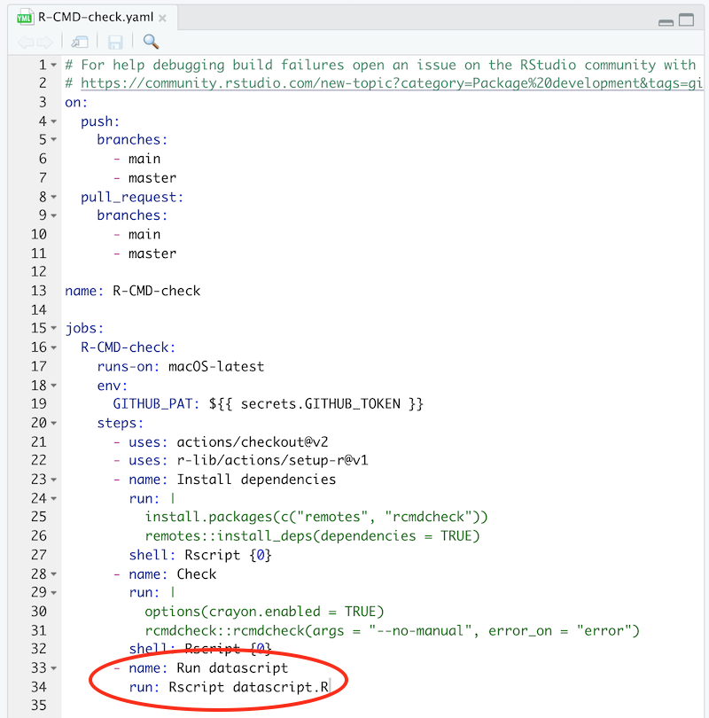 Screenshot of R-CMD-check.yaml